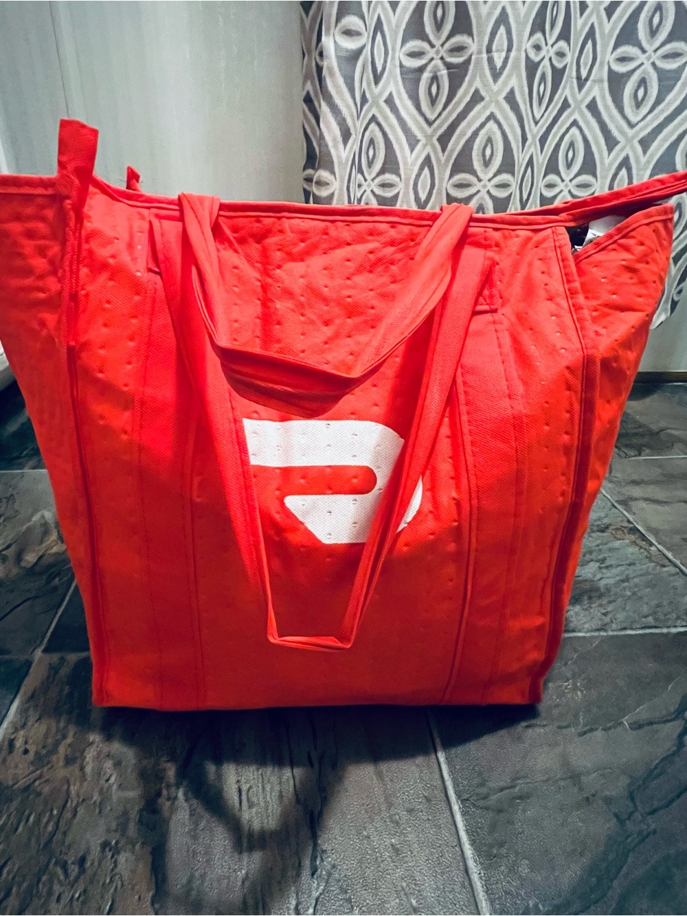 Original DOOR DASH insulated zipper first style; hot cold delivery bag Large Sz
